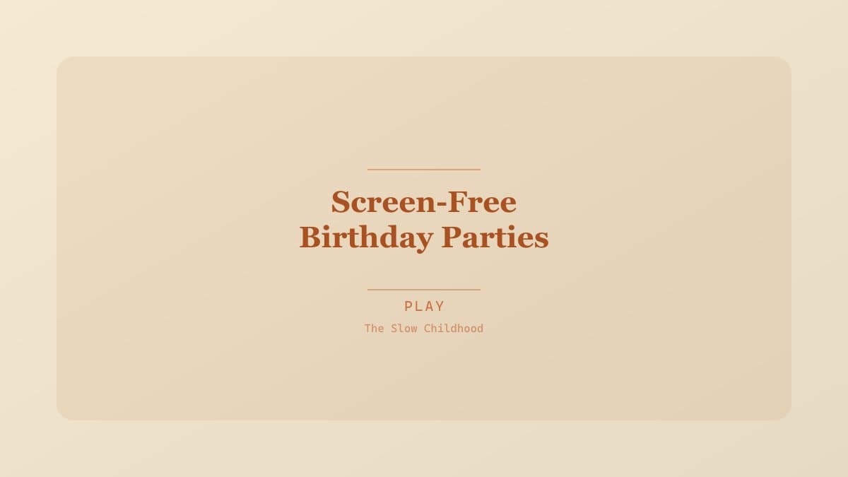 Children playing a relay race game at an outdoor birthday party